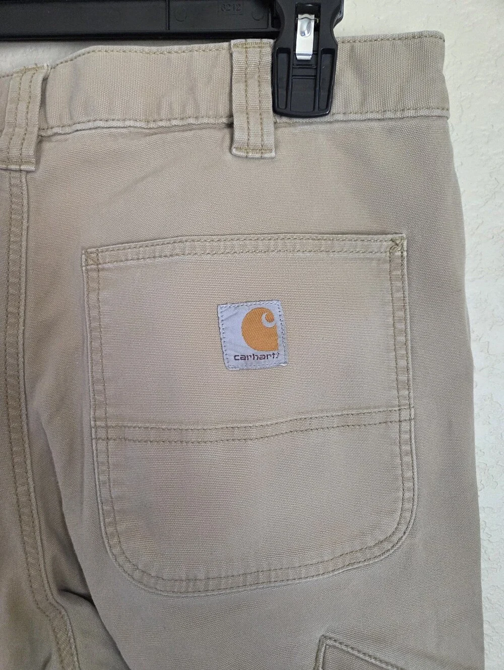 Carhartt Relaxed Straight Rigby Dungaree Size 33×34  Kahki